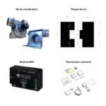PACK Poêle à granulés étanche fonte BR12 + Kit ventouse Dinak – Image 9